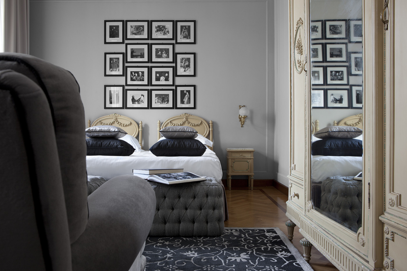 it's not all over for grey, the grand hotel et de milan by studio dimore, image by Beppe Brancato