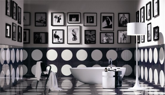 Bisazza bubble tiles. Image from digsdigs.com