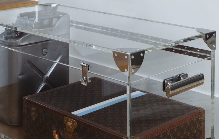 from https://www.haminteriors.com/product-details/415/Handmade-Clear-Acrylic-Trunk-Coffee-Table cost £1,850