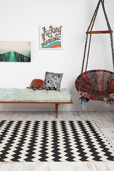 zig zag rug from urban outfitters £65 