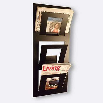 this three tier magazine rack will declutter your spaces in no time