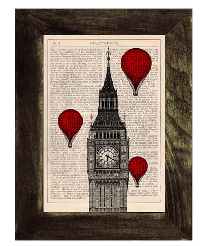 vintage London print