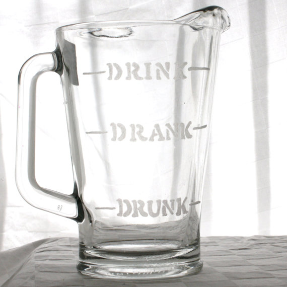 hand engraved jug perfect for when guests come round