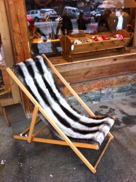a deckchair for a winter's day