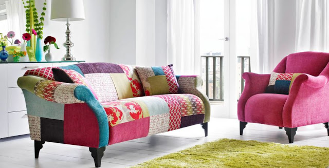 The Shout range from DFS brings the fashionable patchwork look to the High Street.