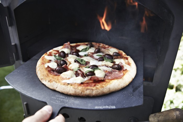 make pizzas and roasts in this outdoor oven from Lakeland