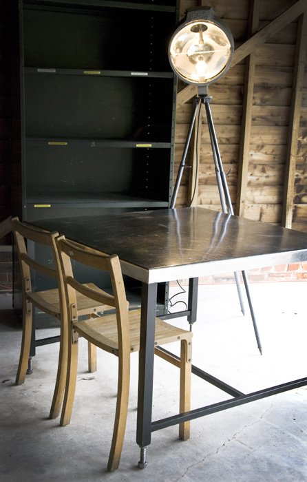 Objects of Design #131: Stainless Steel Dining Table