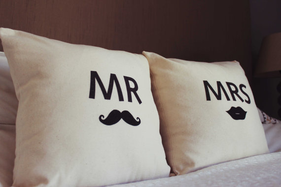 mr and mrs pillowcase