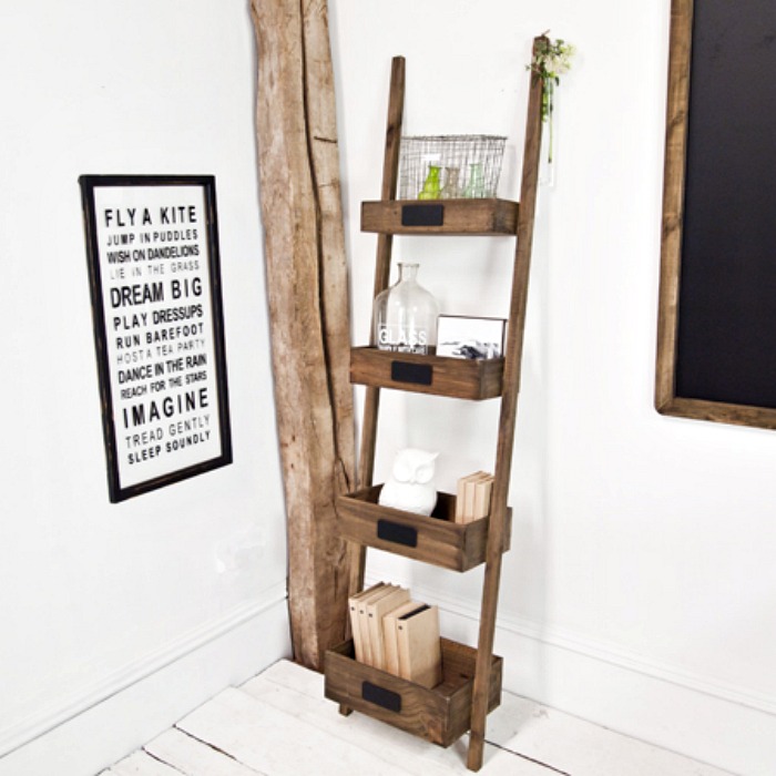 ladder box shelves from uniche interior furnishings