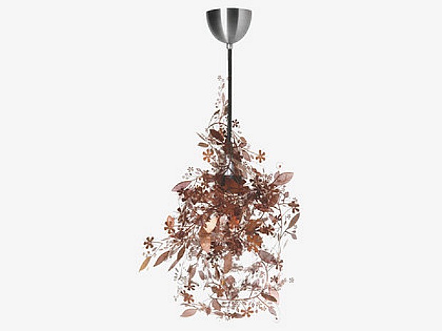 copper garland pendant light fitting from Habitat