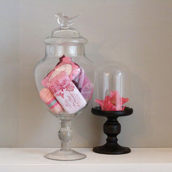 decorative glass jar