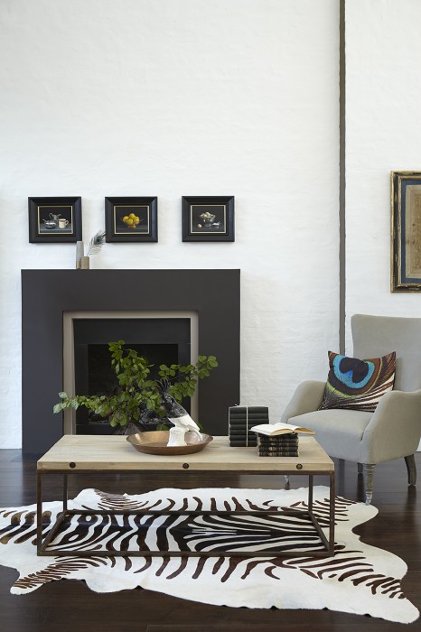 grey sitting room by little greene  dark grey fireplace