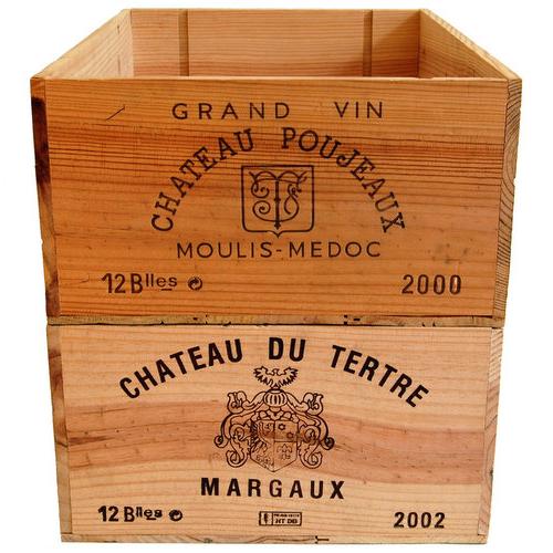 vintage wooden wine crates from  the wonderful wood company