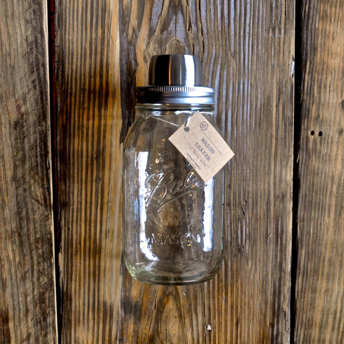 the original mason jar cocktail shaker was invented in the US