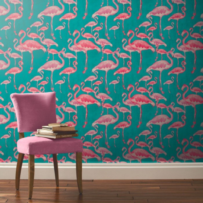flamingo wallpaper from a shade wilder