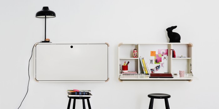 wall mounted desk from funktionalley