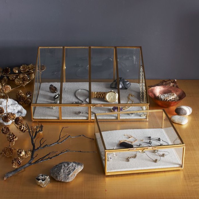 glass boxes from westelm