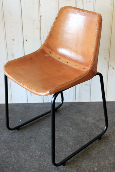 industrial leather dining chair from rockett st george for £120