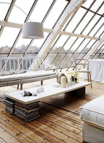 dream loft space image by Philip Karlberg, for Swedish Elle Interiör.