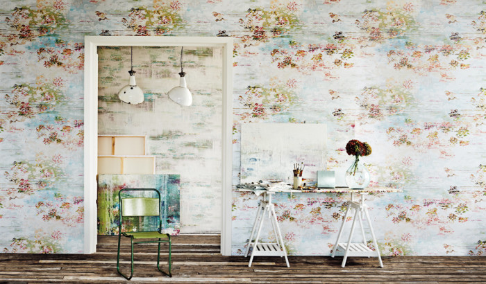 wallpaper, linen and velvet 