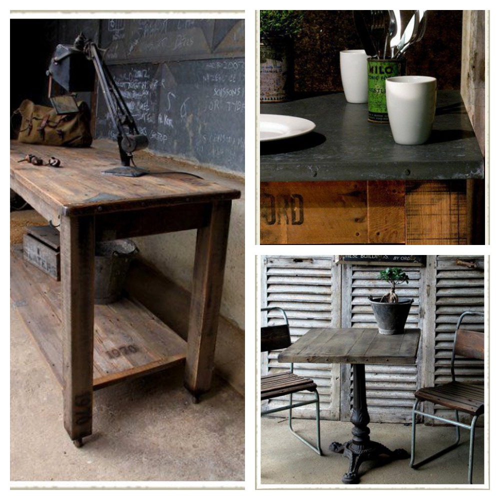 vintage and zinc furniture from quirky interiors