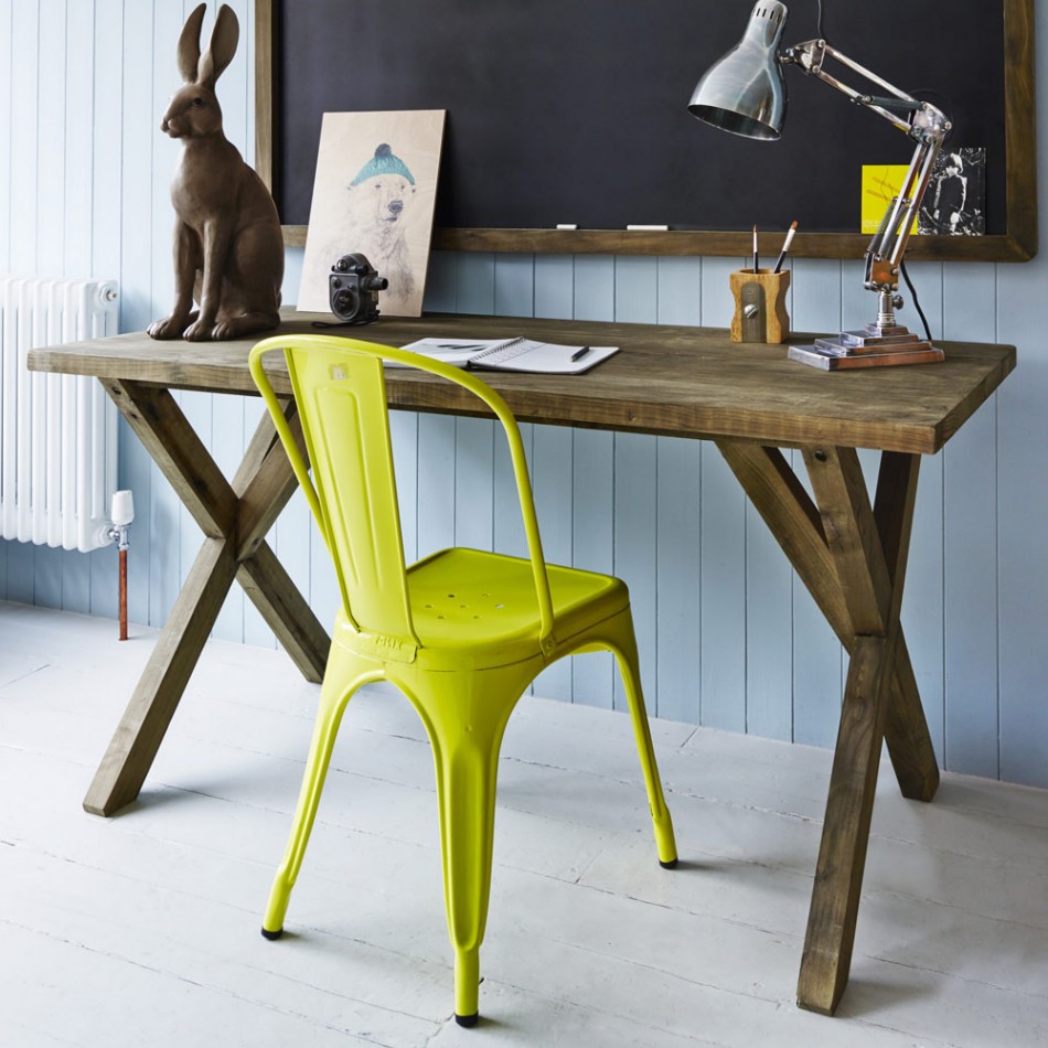 trestle table from graham and green