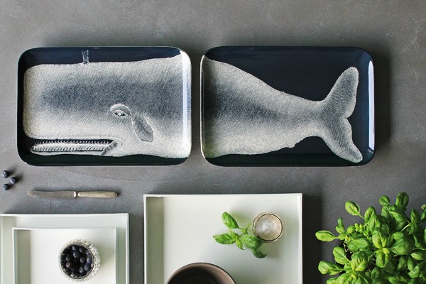 whales trays by Thomas Paul from Rockett St George