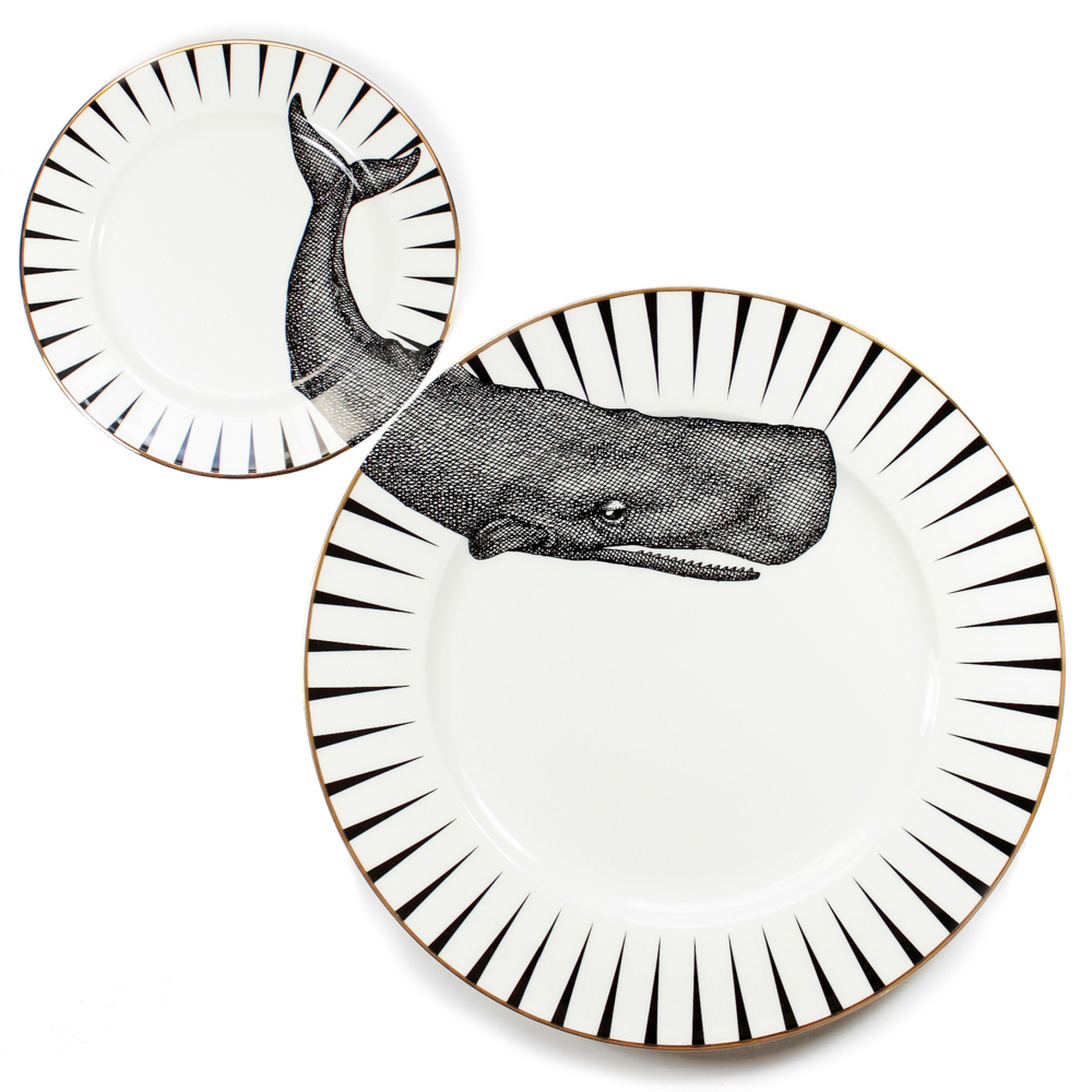 whale of a time plate