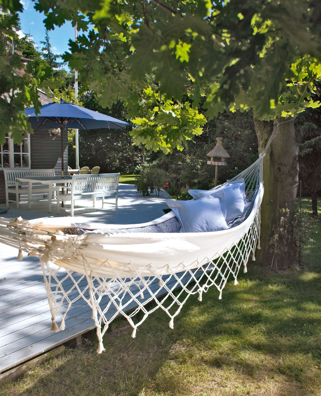 white garden hammock by skagerak from occa home