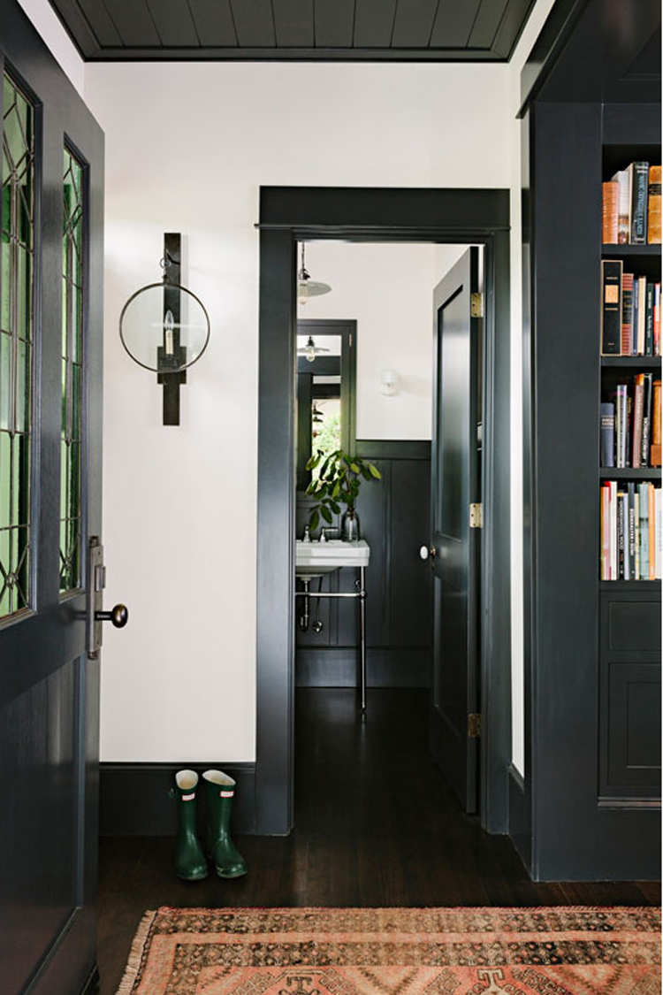 black door by lincoln barber for jessica helgerson interior design