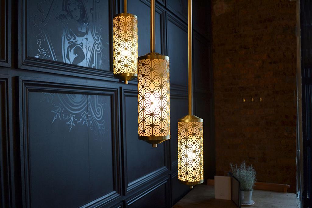 brass pendant lights by copper and silk