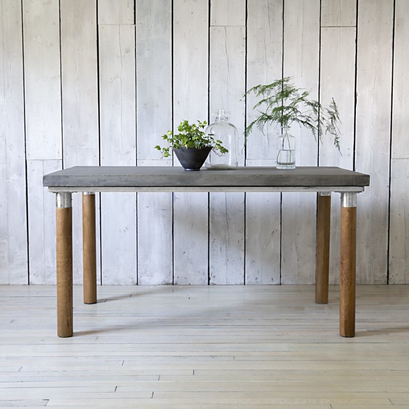 concrete top table from atkin and thyme