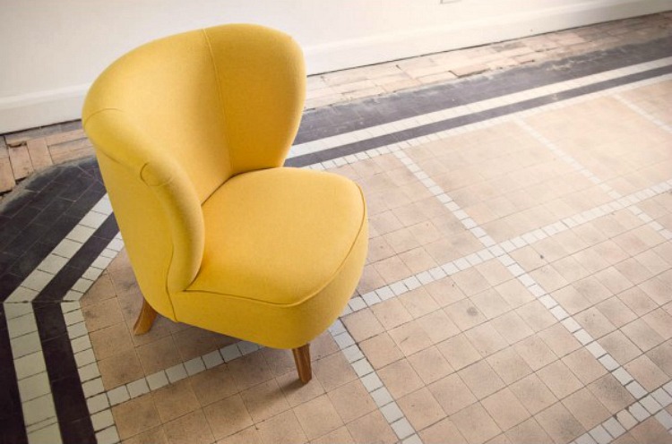 yellow cocktail chair from johnnymoustache