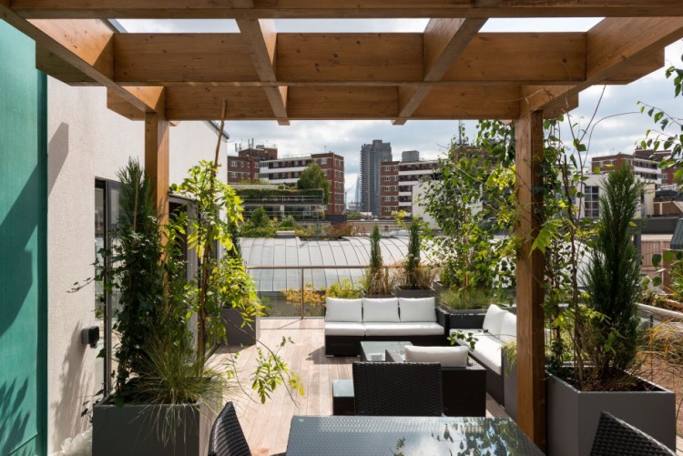 plants and verandah balcony