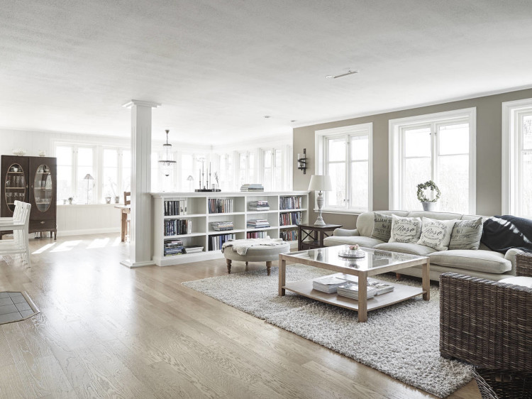 floorboards, white walls, monochrome, swedish