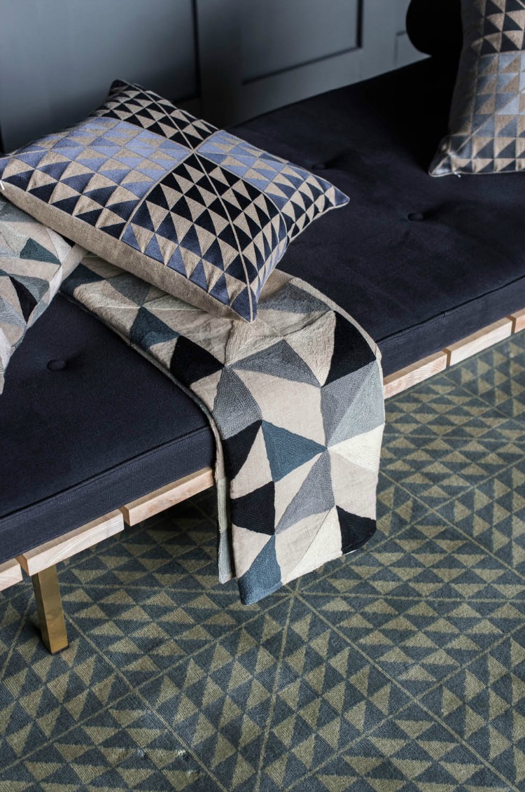 geometric cushions by niki jones