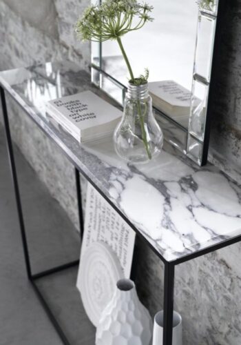 marble table from la redoute details