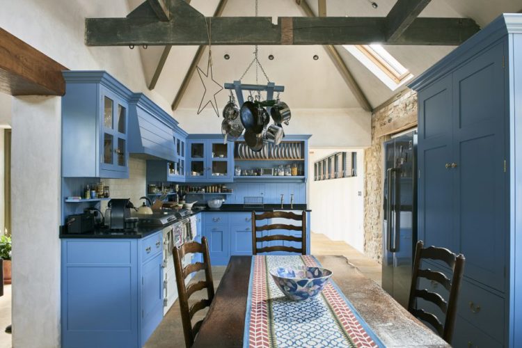 blue-wooden-kitchen