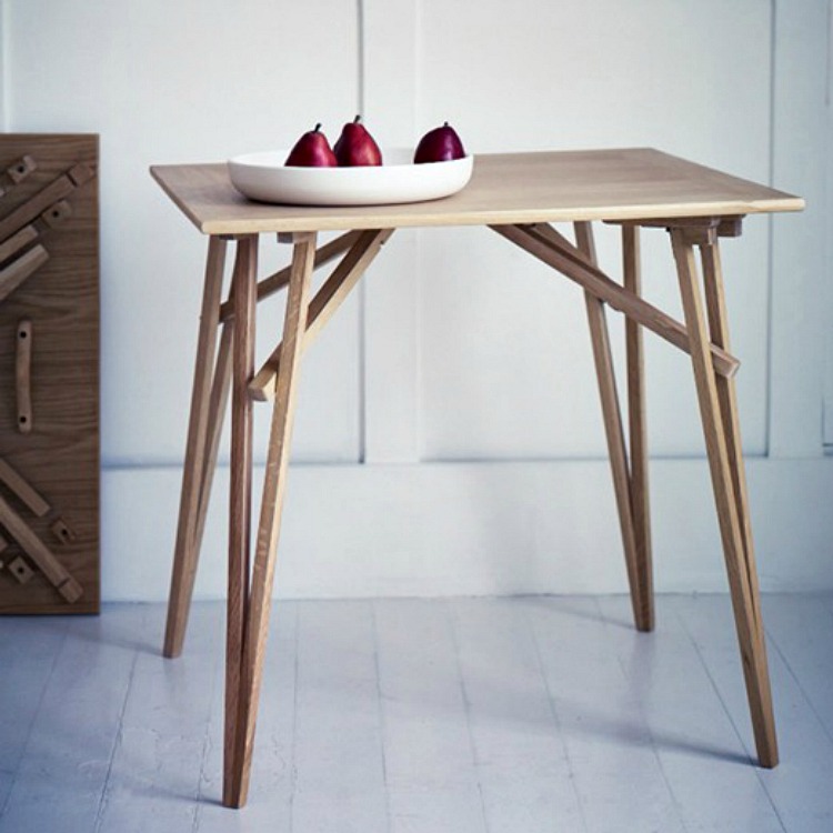 gable folding trestle table from rowen and wren