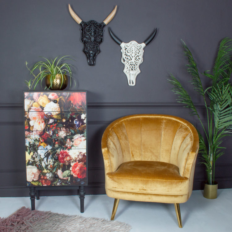 miafleur-amour-curved-back-chair-642-floral-romance-cabinet-360-faux-skulls-123-each