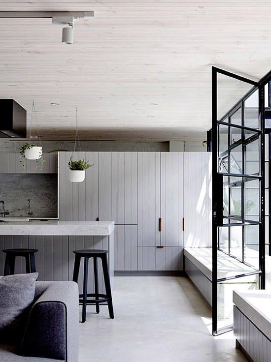 black crittal windows by architects EAT