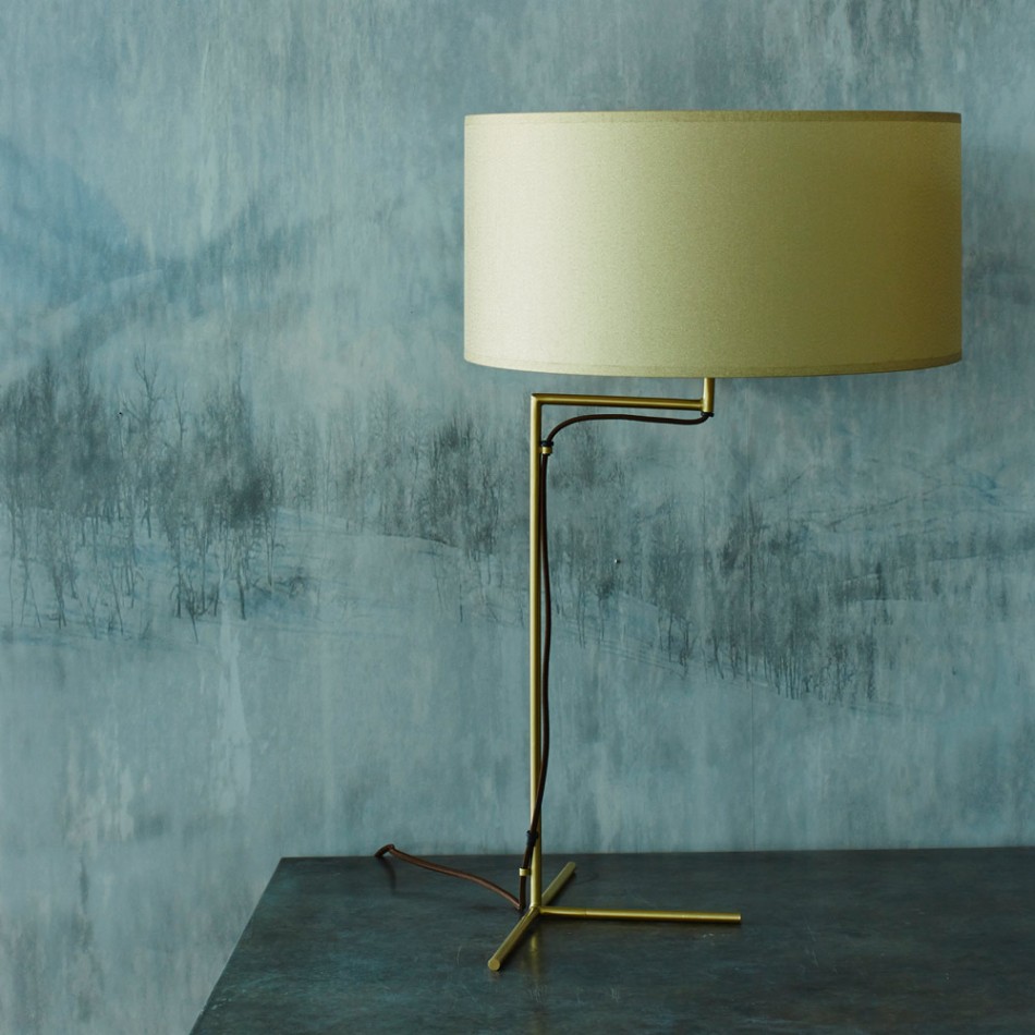 victor brass cross desk lamp from graham and green