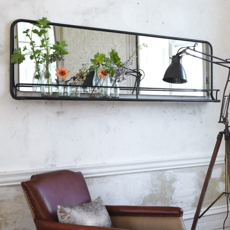 carriage mirror with shelf from graham and green