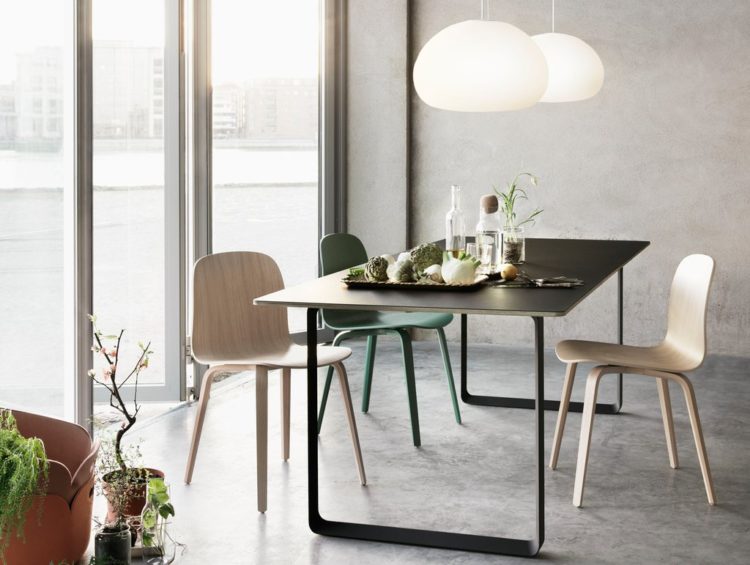 natural wooden chair by muuto