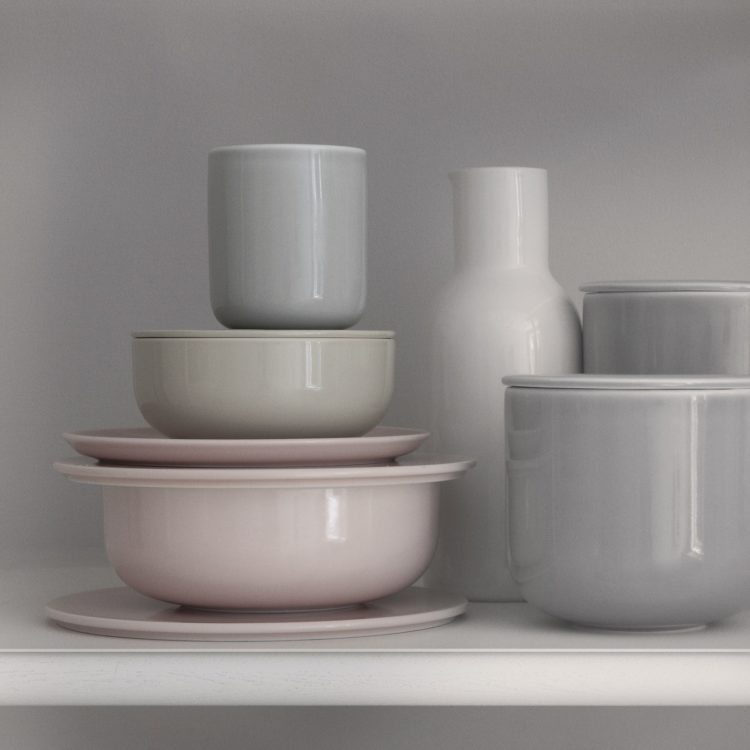 new norm tableware nude and grey