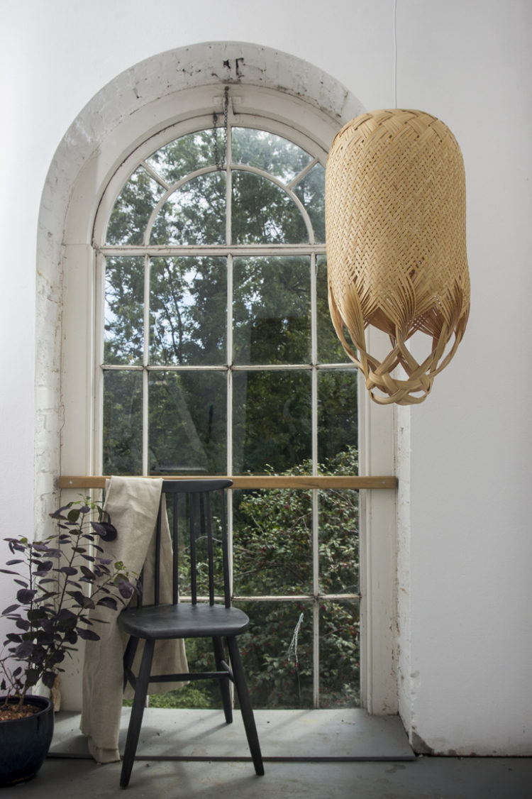 rattan light shade by louise tucker
