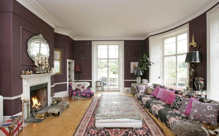purple sitting room alice temperley via savills
