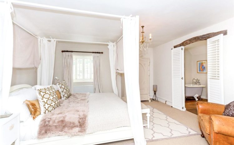 white bedroom with en suite via savills