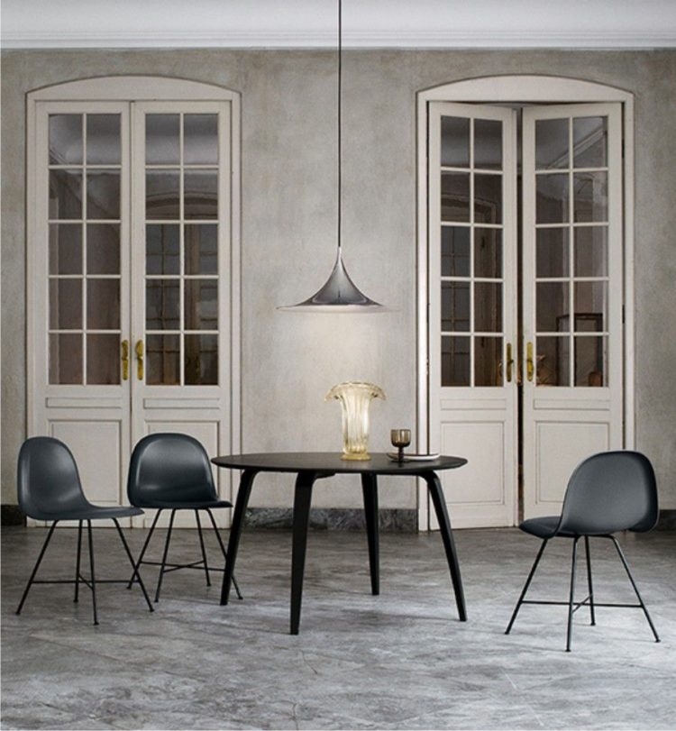 gubi round dining table from houseology