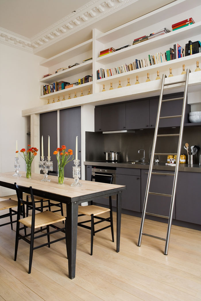 kitchen with ladder by humbert et poyet